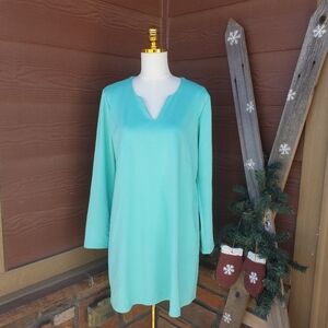 NWT Haley & The Hound Women's Mint Green Long Sleeve Dress Size Large